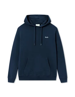 Men Forét Hoodies-Deer Hoodie-Navy