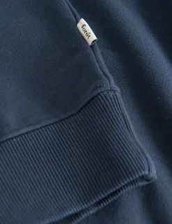Men Forét Hoodies-Deer Hoodie-Navy