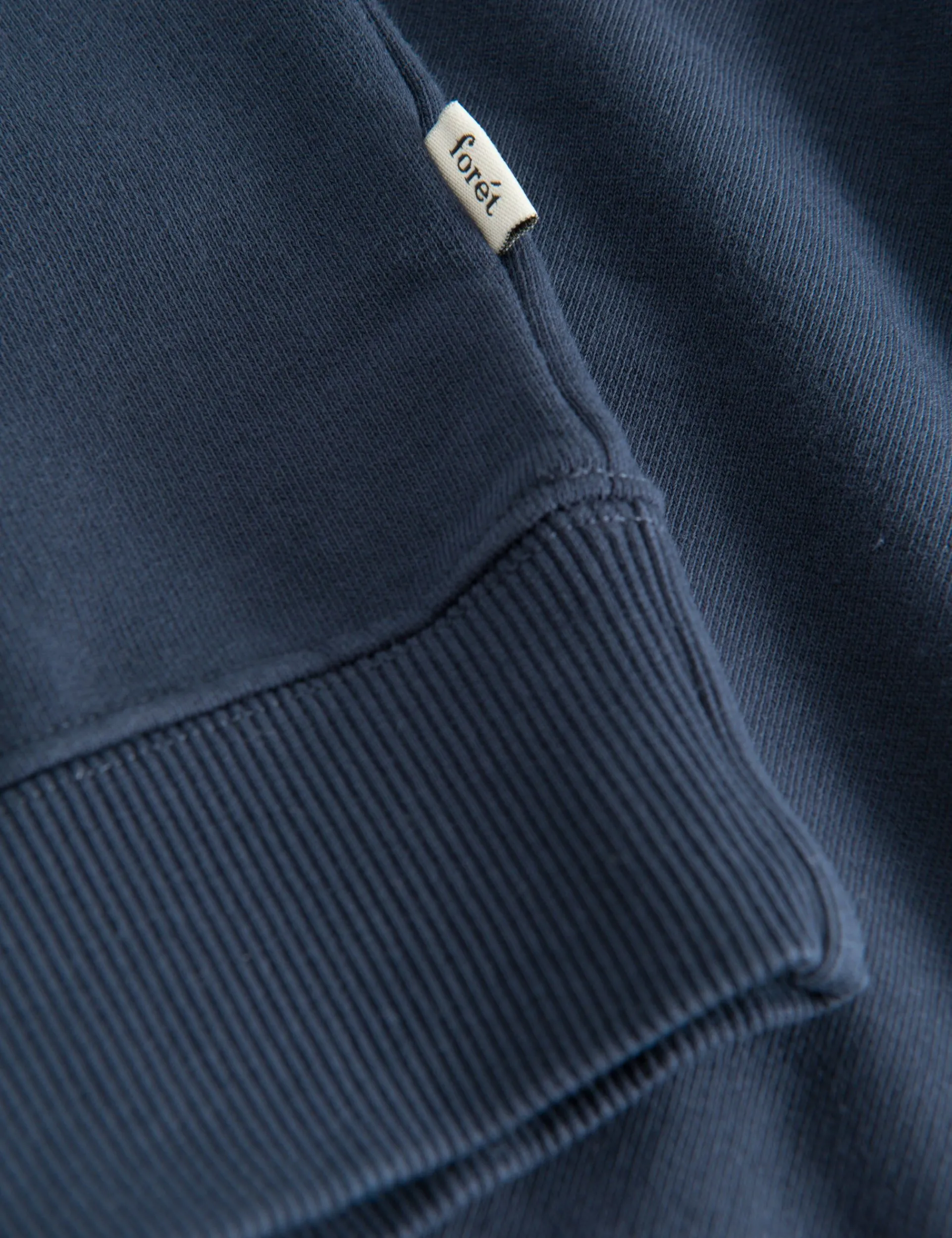 Men Forét Sweatshirts-Deer Hoodie-Navy