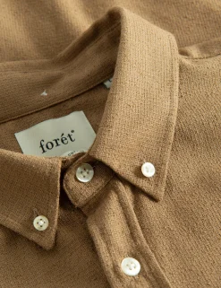 Men Forét Shirts-Drift Shirt-Burnt Khaki