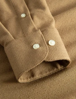Men Forét Shirts-Drift Shirt-Burnt Khaki