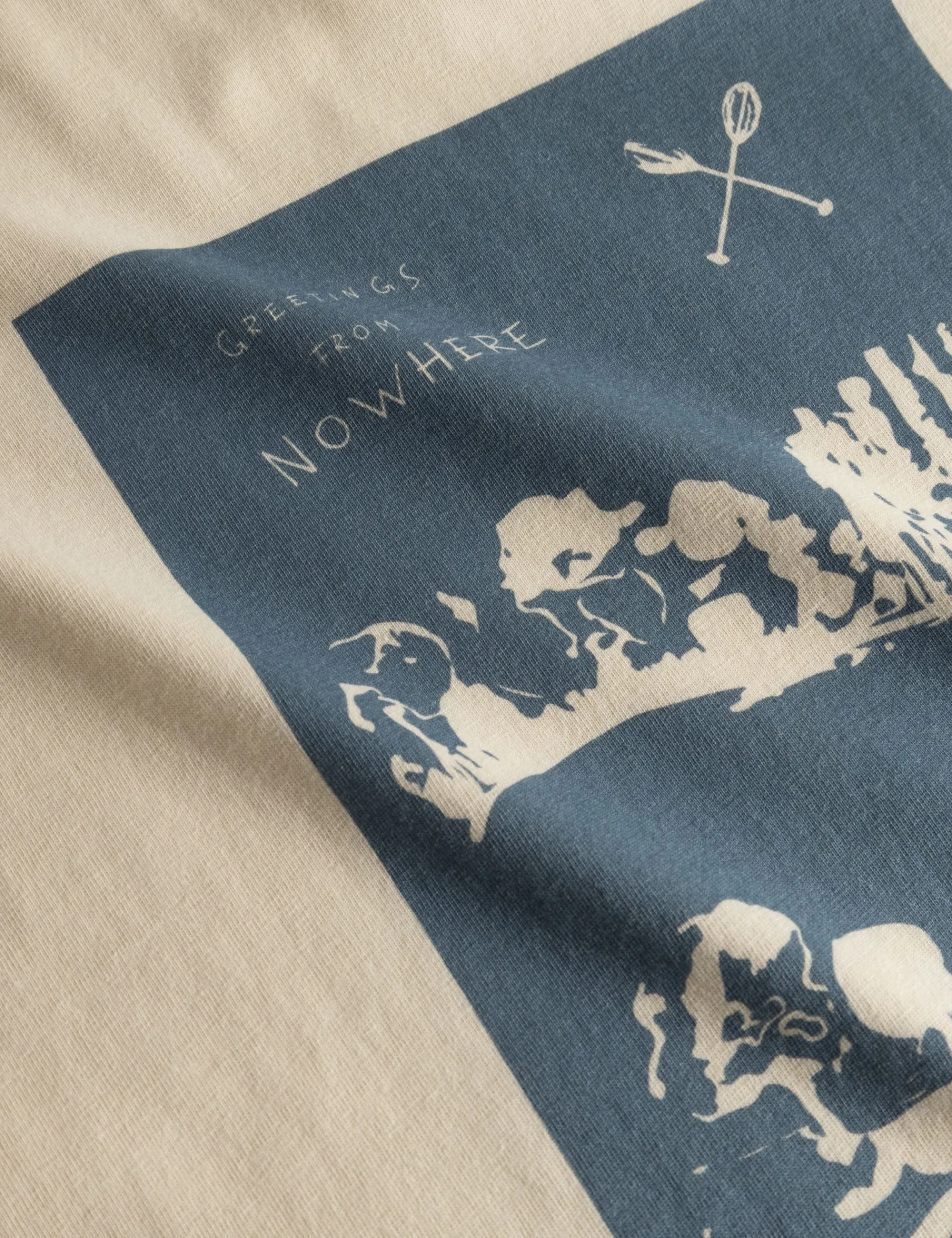 Men Forét T-Shirts-Falls T-Shirt-Oat