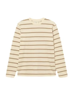 Men Forét T-Shirts-Ferry Longsleeve-Rubber/Cloud