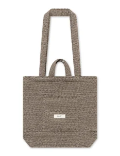 Men Forét Outdoor Goods-Foret Tote Bag-Beige/Black