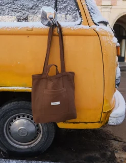 Men Forét Outdoor Goods-Foret Tote Bag-Brown