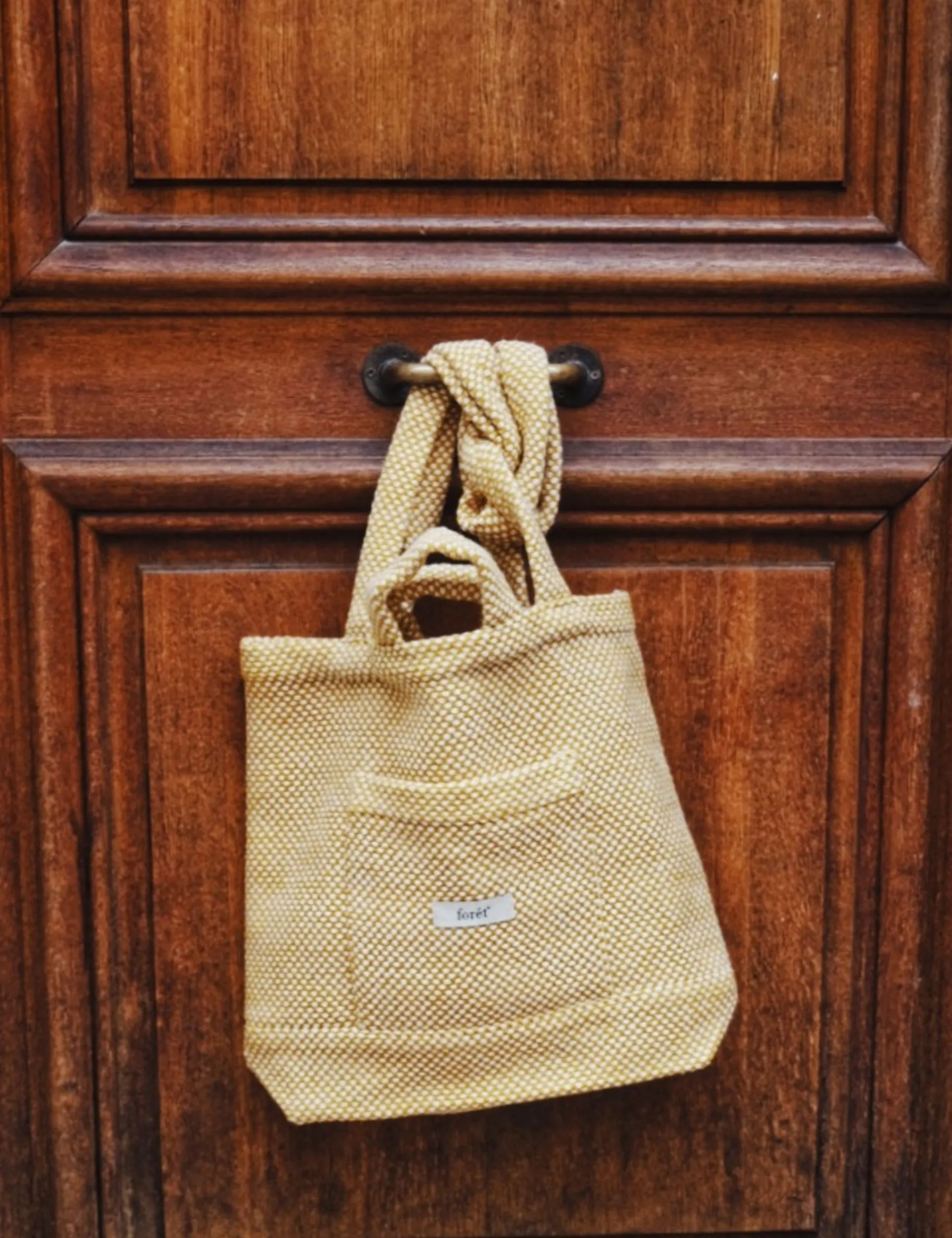 Men Forét Outdoor Goods-Foret Tote Bag-Yellow/Cloud