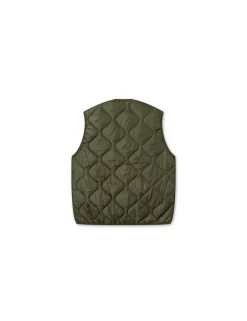 Men Forét Jackets-Fresh Reversible Liner Vest-Army