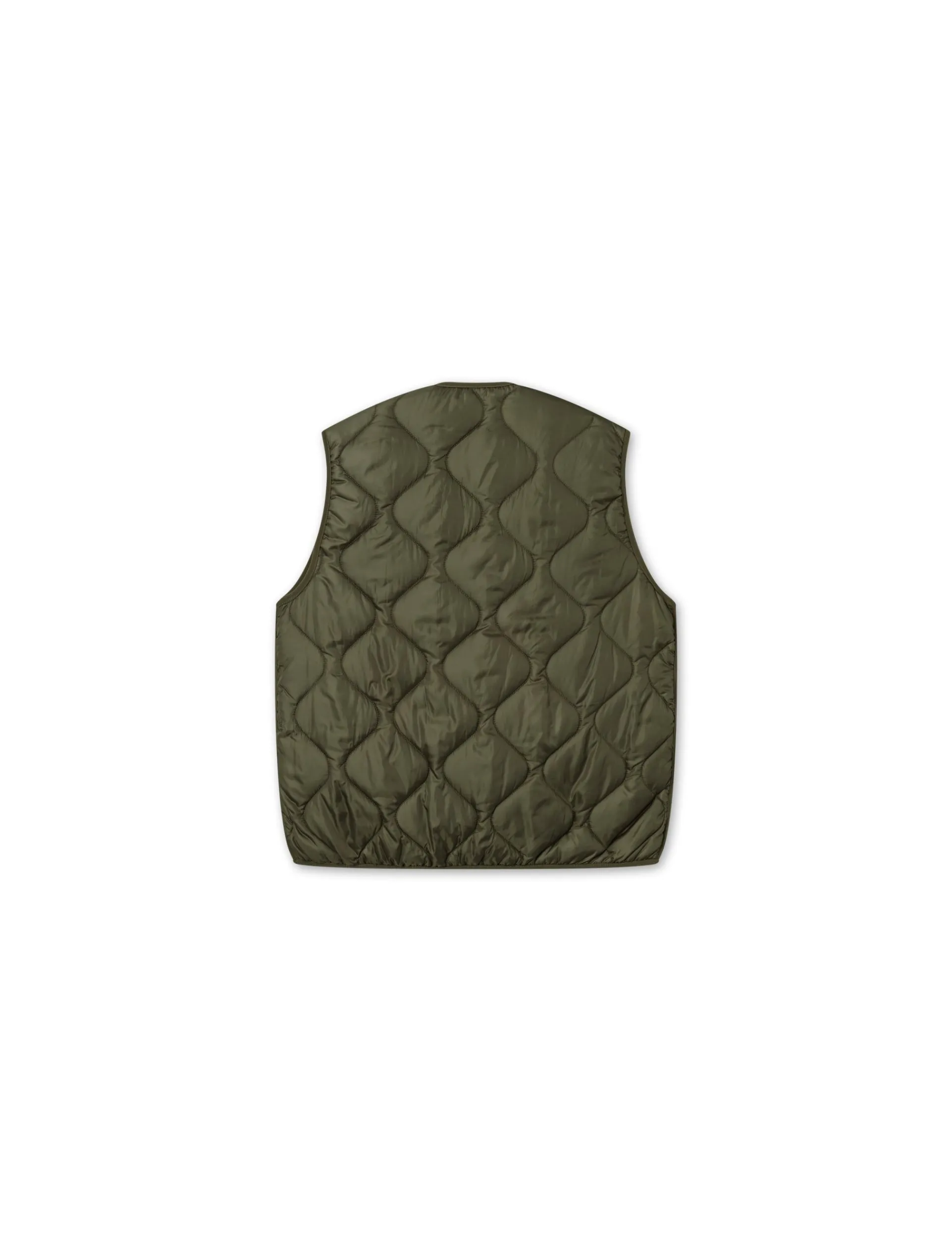 Men Forét Vests-Fresh Reversible Liner Vest-Army