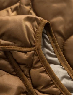 Men Forét Jackets-Fresh Reversible Liner Vest-Brown