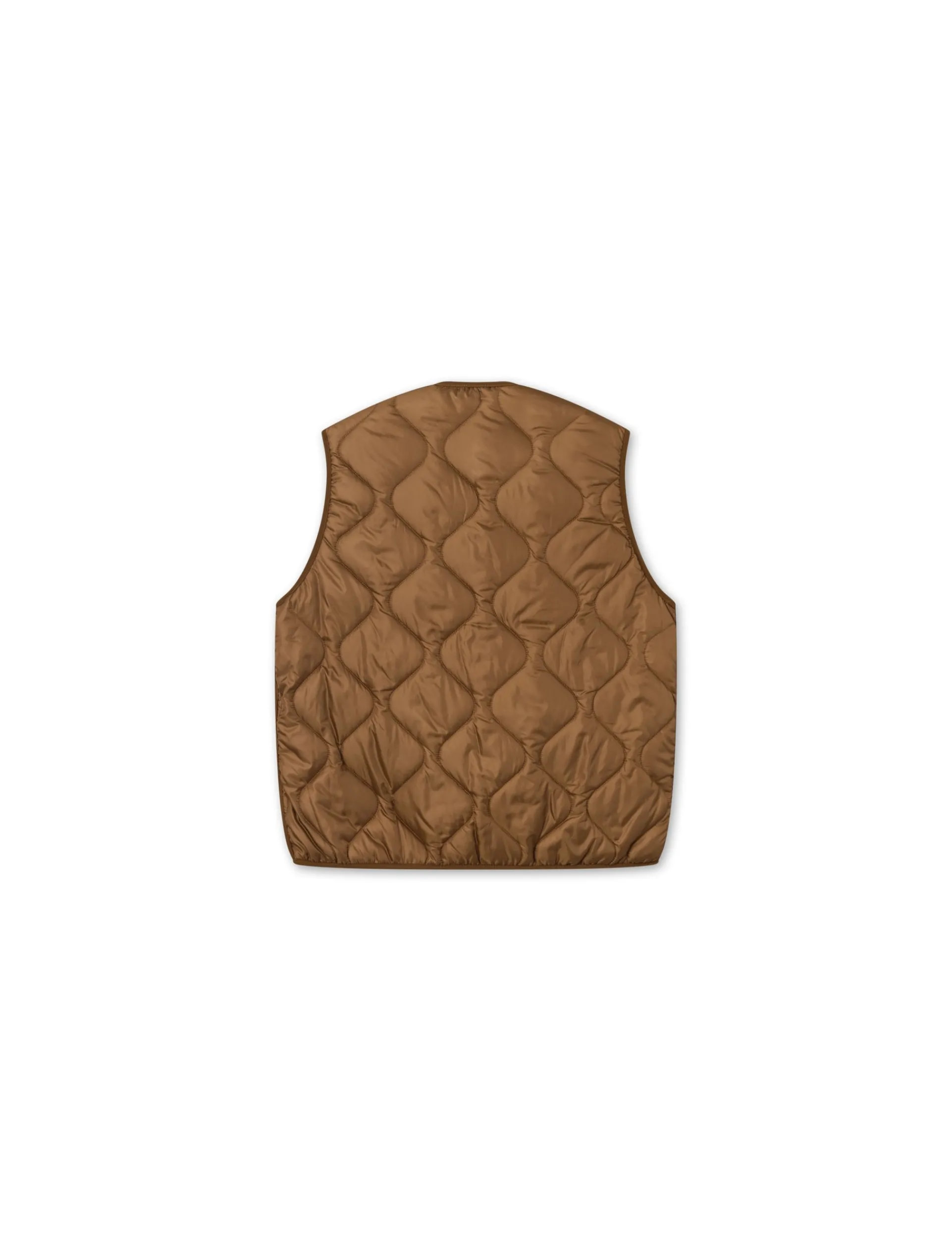 Men Forét Jackets-Fresh Reversible Liner Vest-Brown