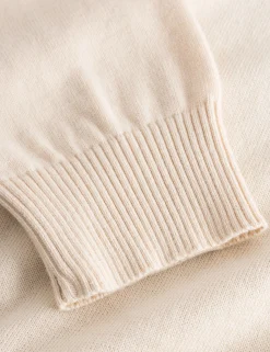Men Forét Sweatshirts-Golf Polo Knit-Cloud/Brick