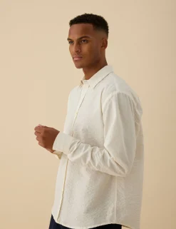 Men Forét Shirts-Hatch Shirt-Cloud