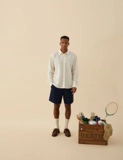 Men Forét Shirts-Hatch Shirt-Cloud
