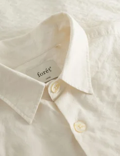 Men Forét Shirts-Hatch Ss Shirt-Cloud