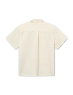 Men Forét Shirts-Hatch Ss Shirt-Cloud