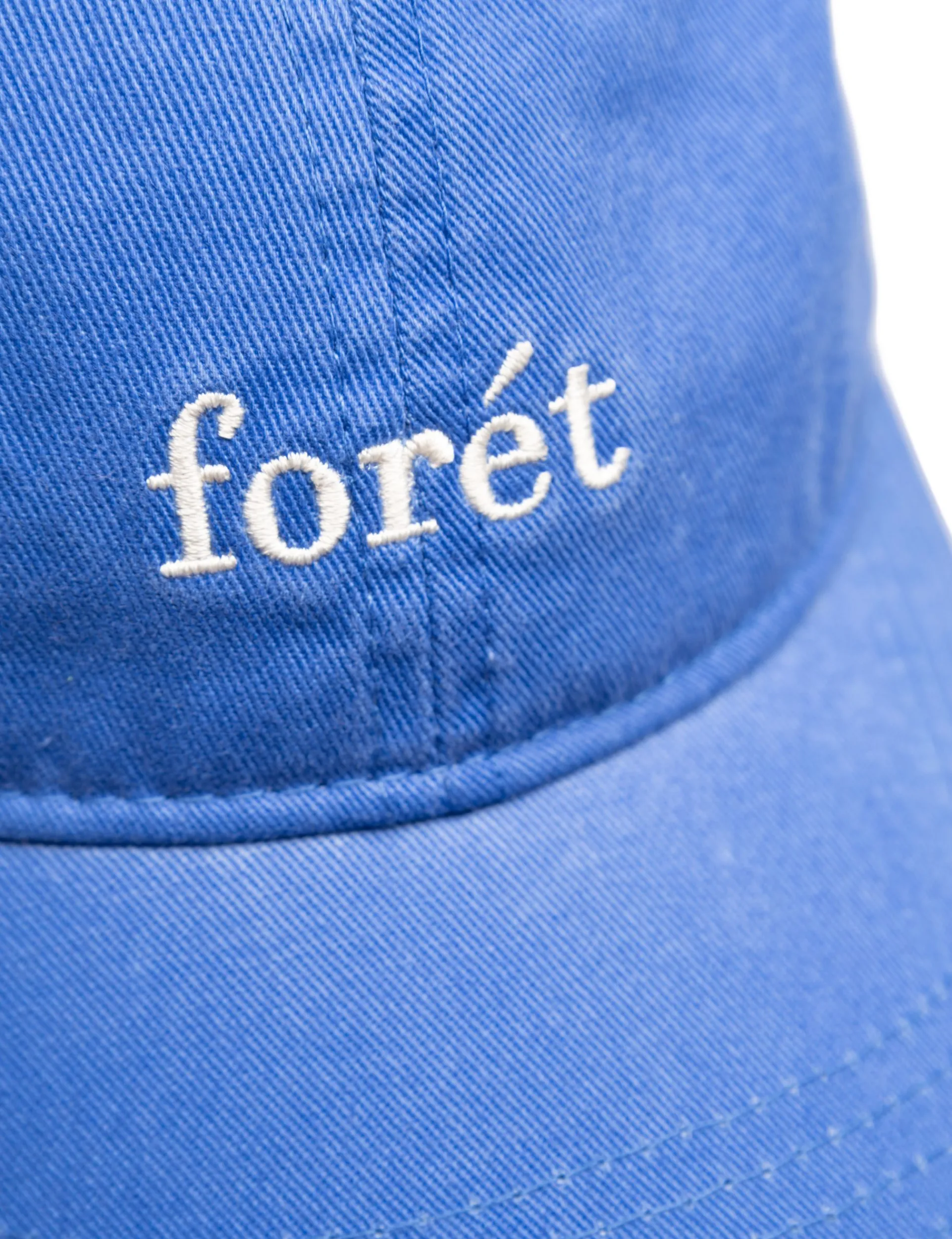 Men Forét Caps-Hawk Washed Cap-Blue