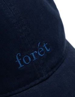 Men Forét Caps-Hawk Washed Cap-Navy/Blue