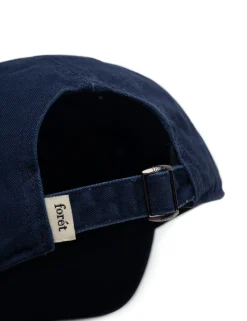 Men Forét Caps-Hawk Washed Cap-Navy/Blue