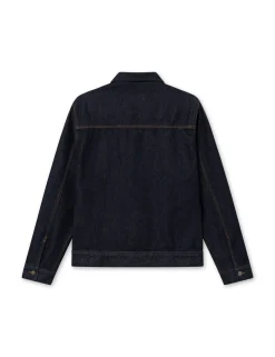 Men Forét Jackets-Hazy Denim Jacket-Raw Denim