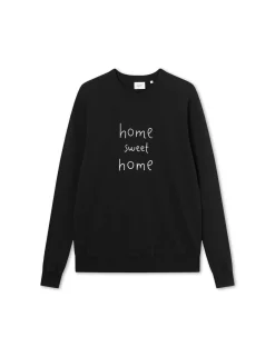 Men Forét Sweatshirts-Heart Sweatshirt-Black/Cloud