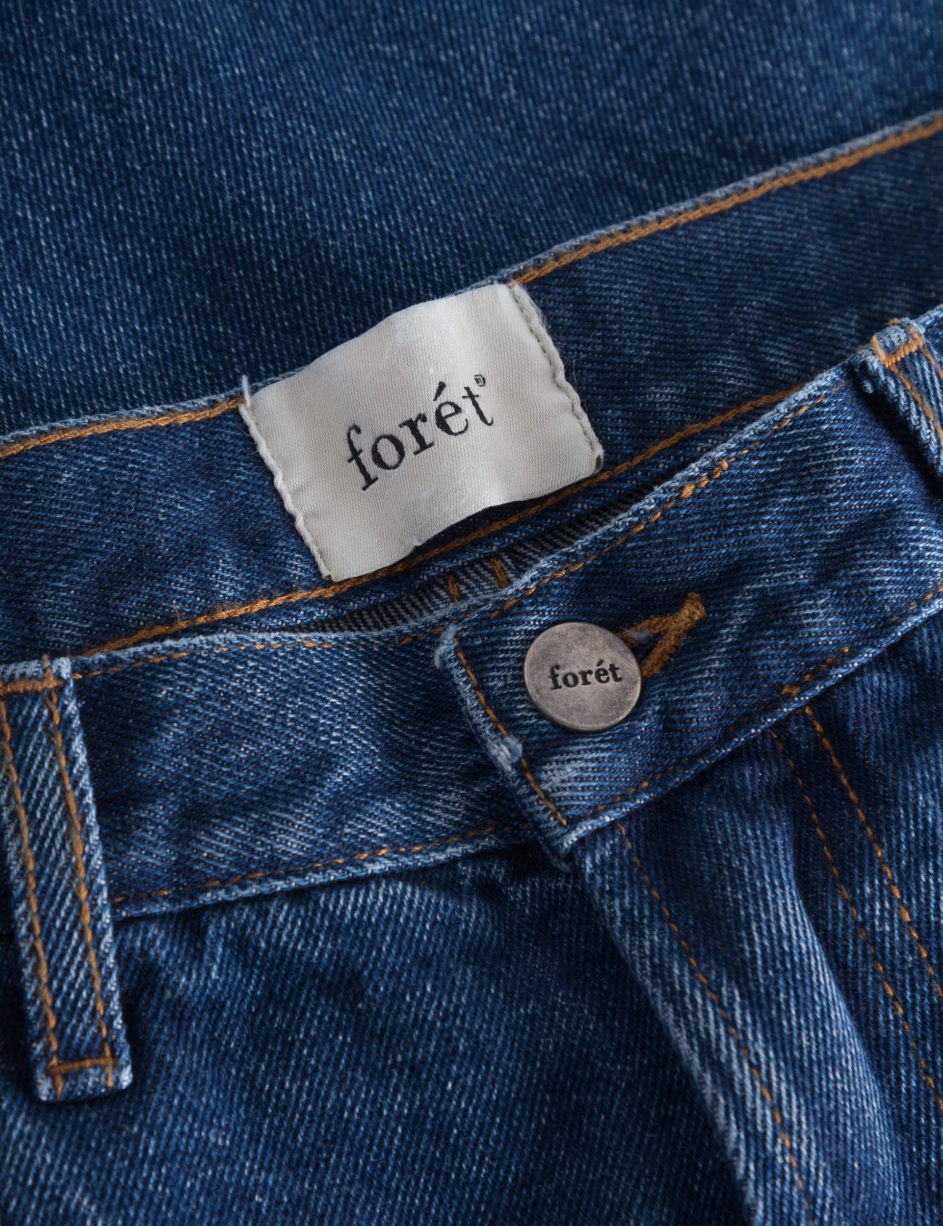 Men Forét Pants-Heath Jeans-Stone Wash