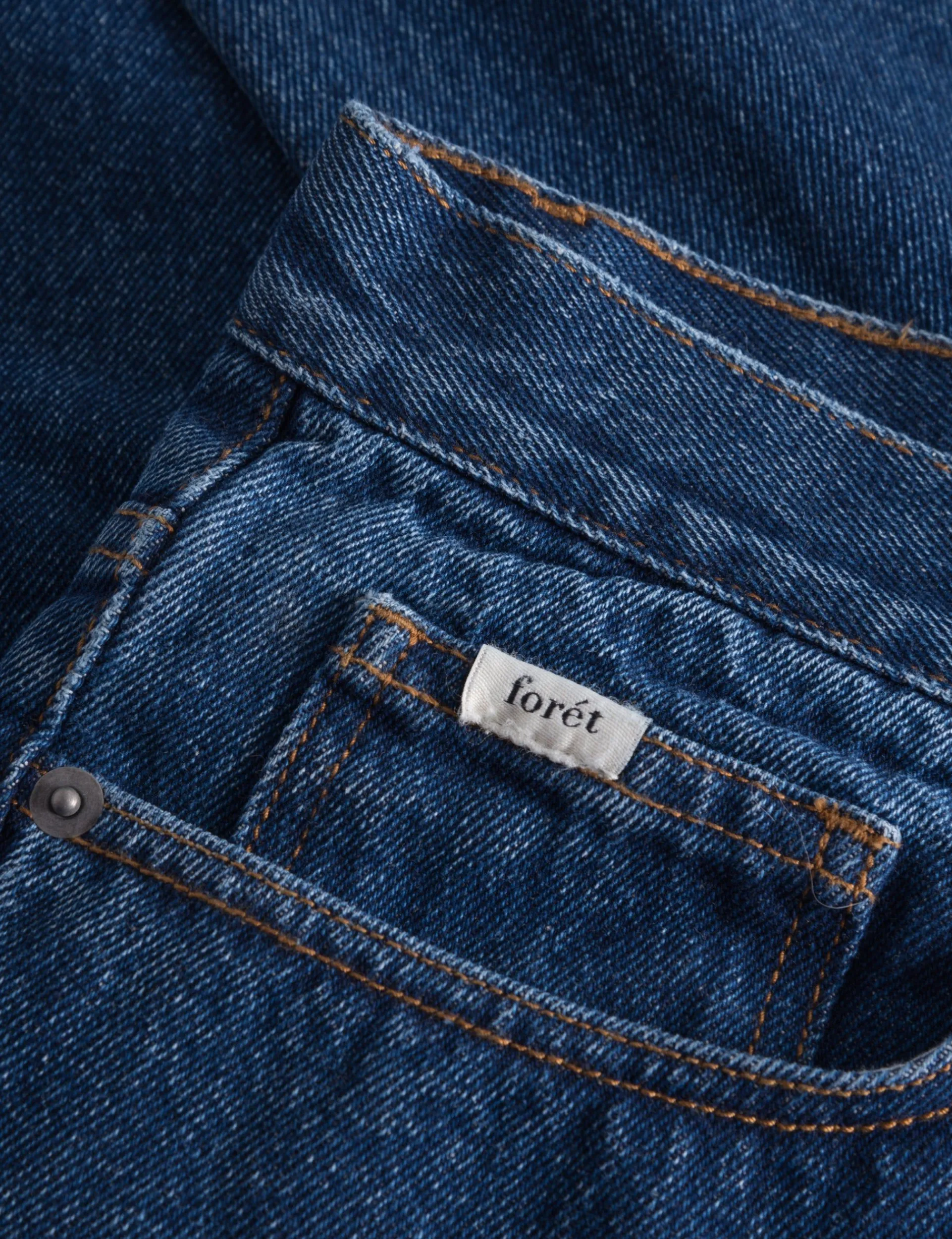 Men Forét Pants-Heath Jeans-Stone Wash