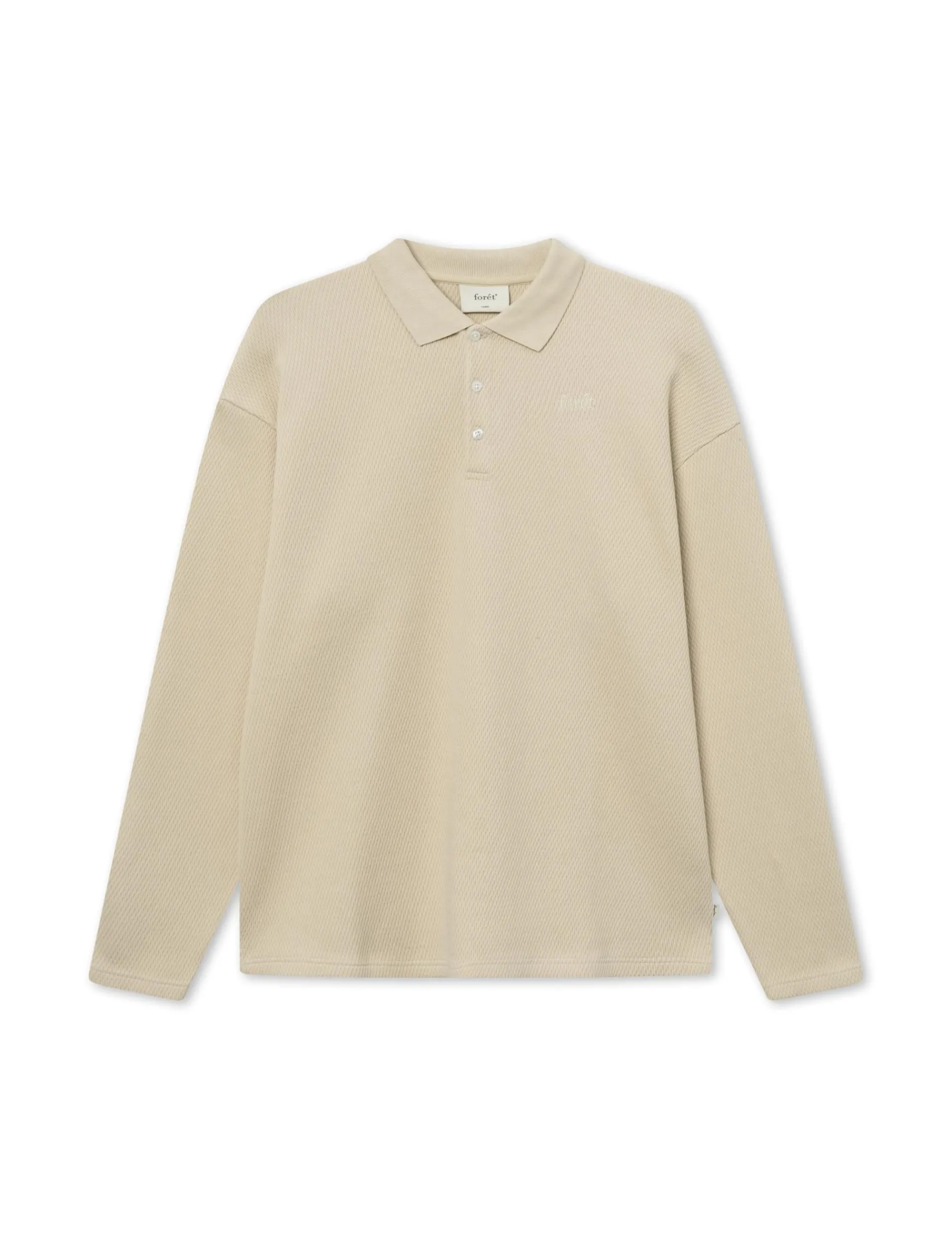 Men Forét Sweatshirts-Herb Polo-Oat