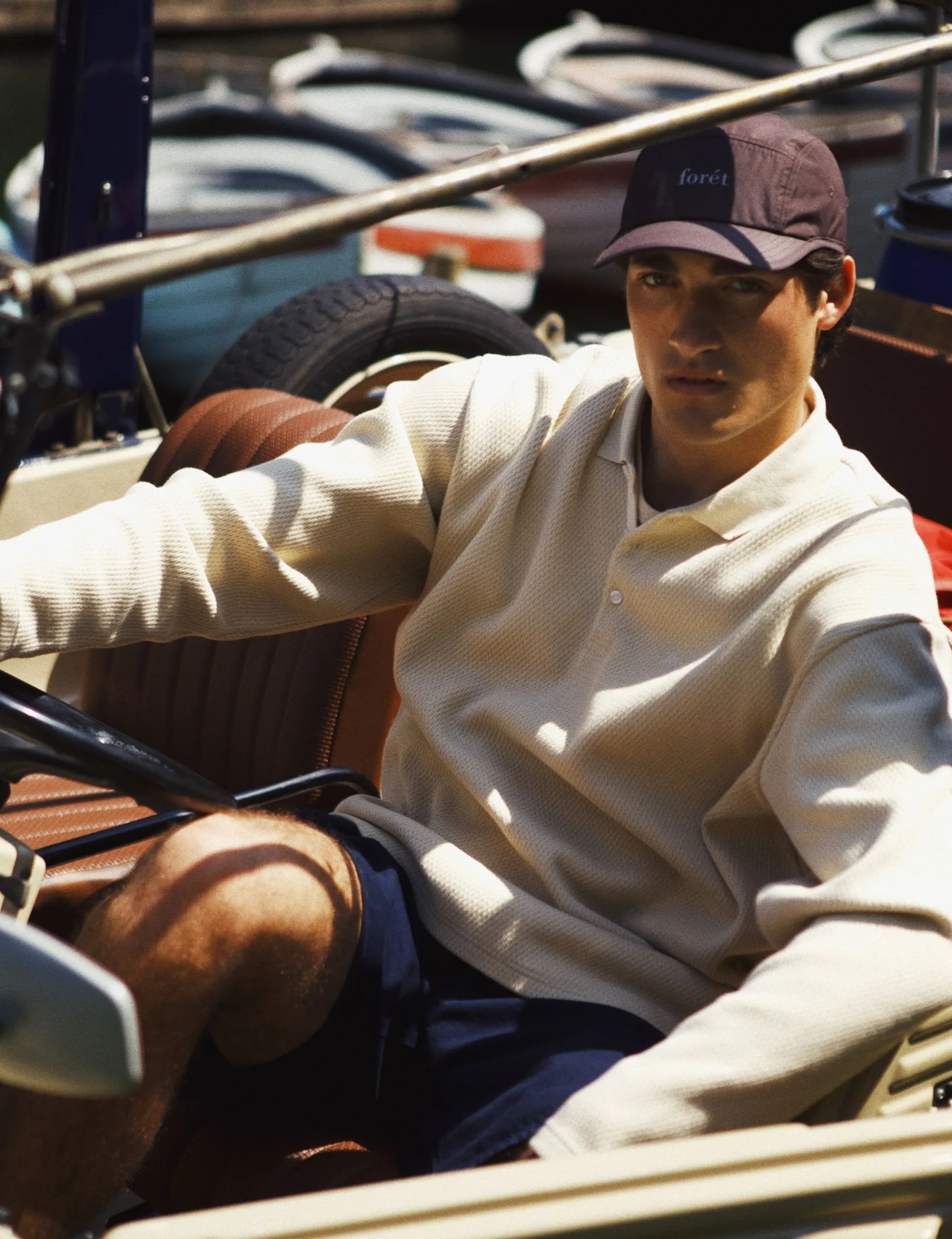 Men Forét Sweatshirts-Herb Polo-Oat
