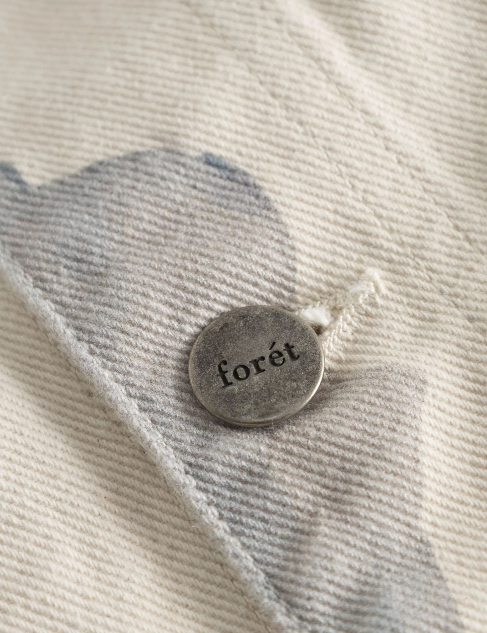 Men Forét Overshirts-Heyday Artwork Overshirt-Undyed