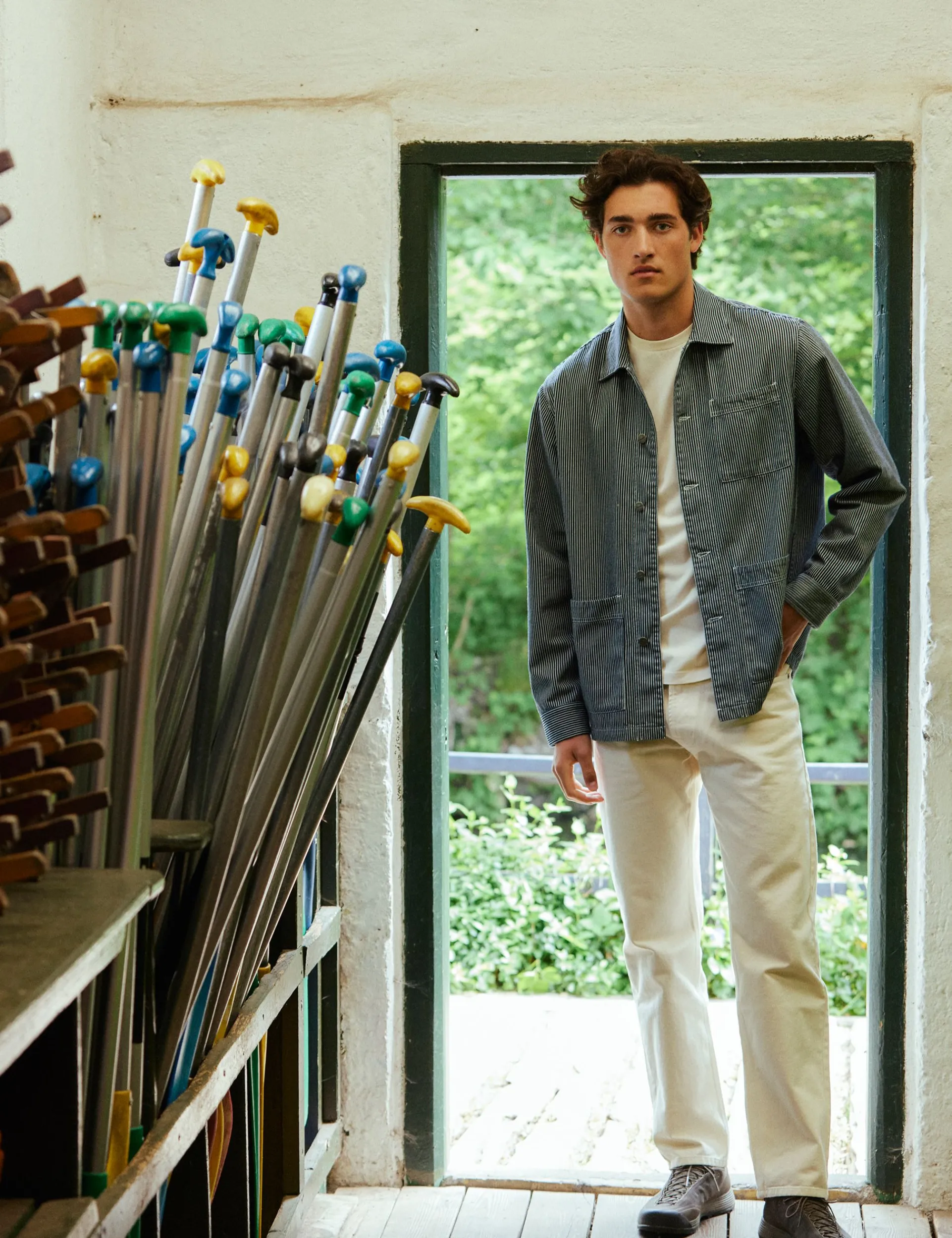 Men Forét Overshirts-Heyday Overshirt-Hickory