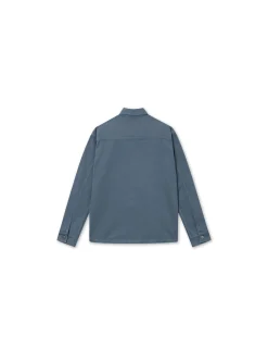 Men Forét Overshirts-Heyday Overshirt-Vintage Blue