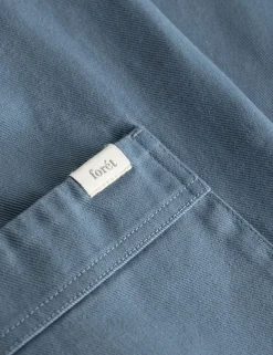 Men Forét Jackets-Heyday Overshirt-Vintage Blue