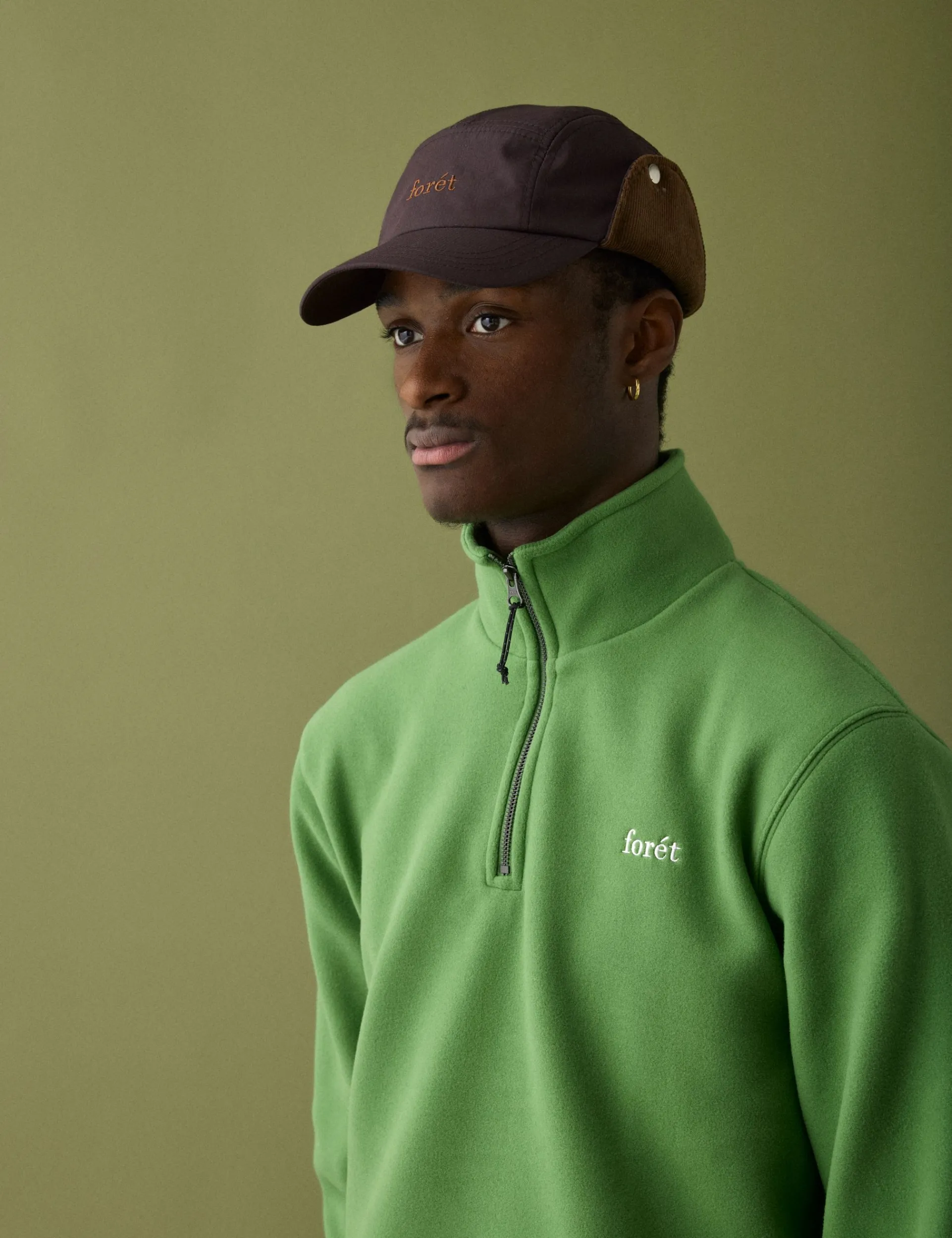 Men Forét Accessories-Hidden Cap-Dark Brown