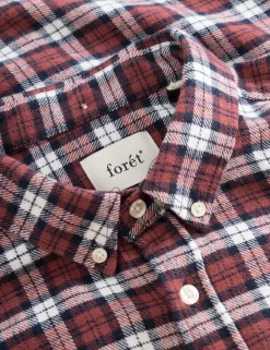 Men Forét Shirts-Hornet Shirt-Red Ochre
