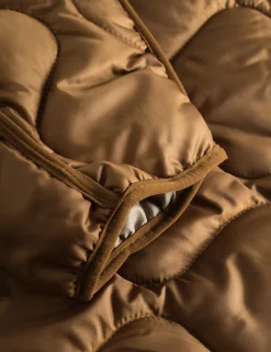 Men Forét Jackets-Humid Reversible Liner Jacket-Brown