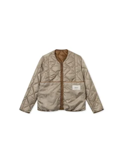 Men Forét Jackets-Humid Reversible Liner Jacket-Brown