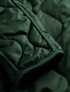 Men Forét Jackets-Humid Reversible Liner Jacket-Dark Green