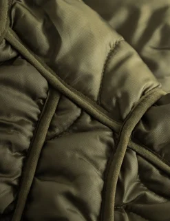 Men Forét Jackets-Humid Reversible Liner Jacket-Army