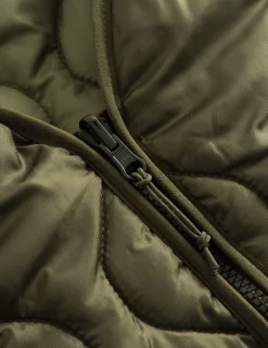 Men Forét Jackets-Humid Reversible Liner Jacket-Army