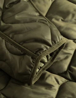 Men Forét Jackets-Humid Reversible Liner Jacket-Army
