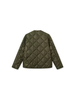 Men Forét Jackets-Humid Reversible Liner Jacket-Army