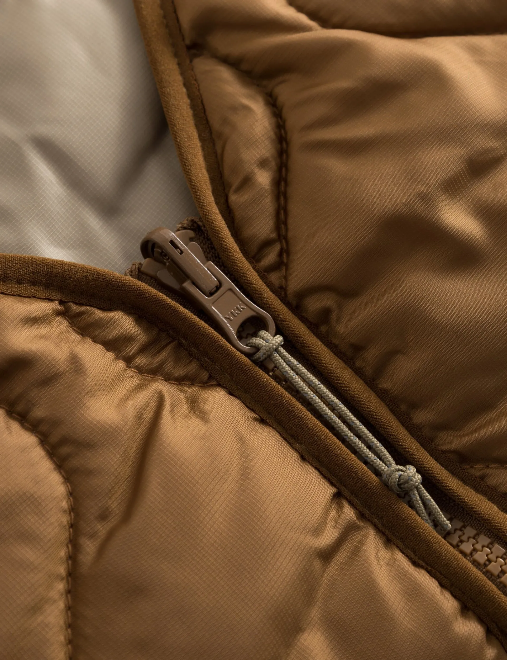 Men Forét Overshirts-Humid Reversible Liner Jacket-Brown
