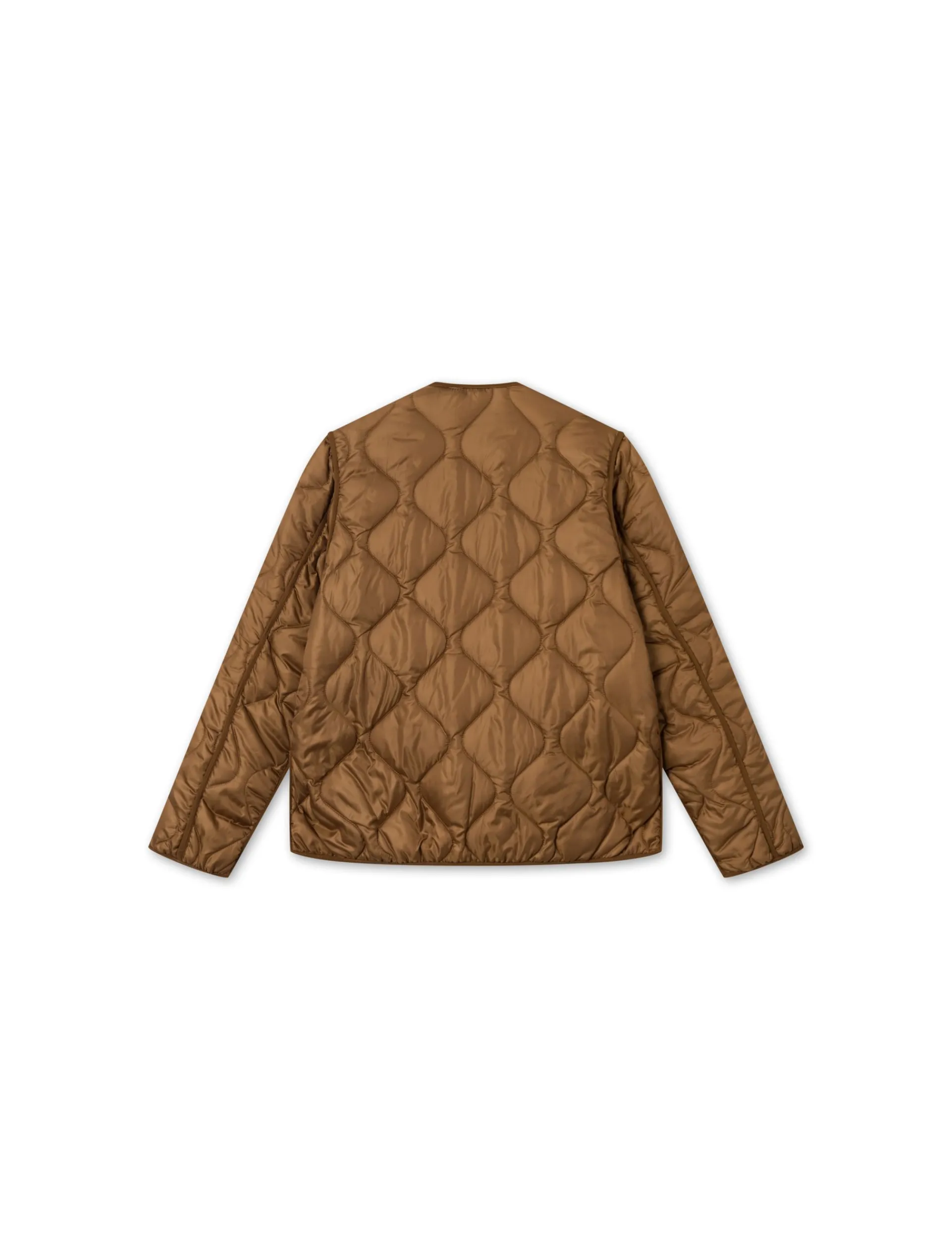Men Forét Overshirts-Humid Reversible Liner Jacket-Brown