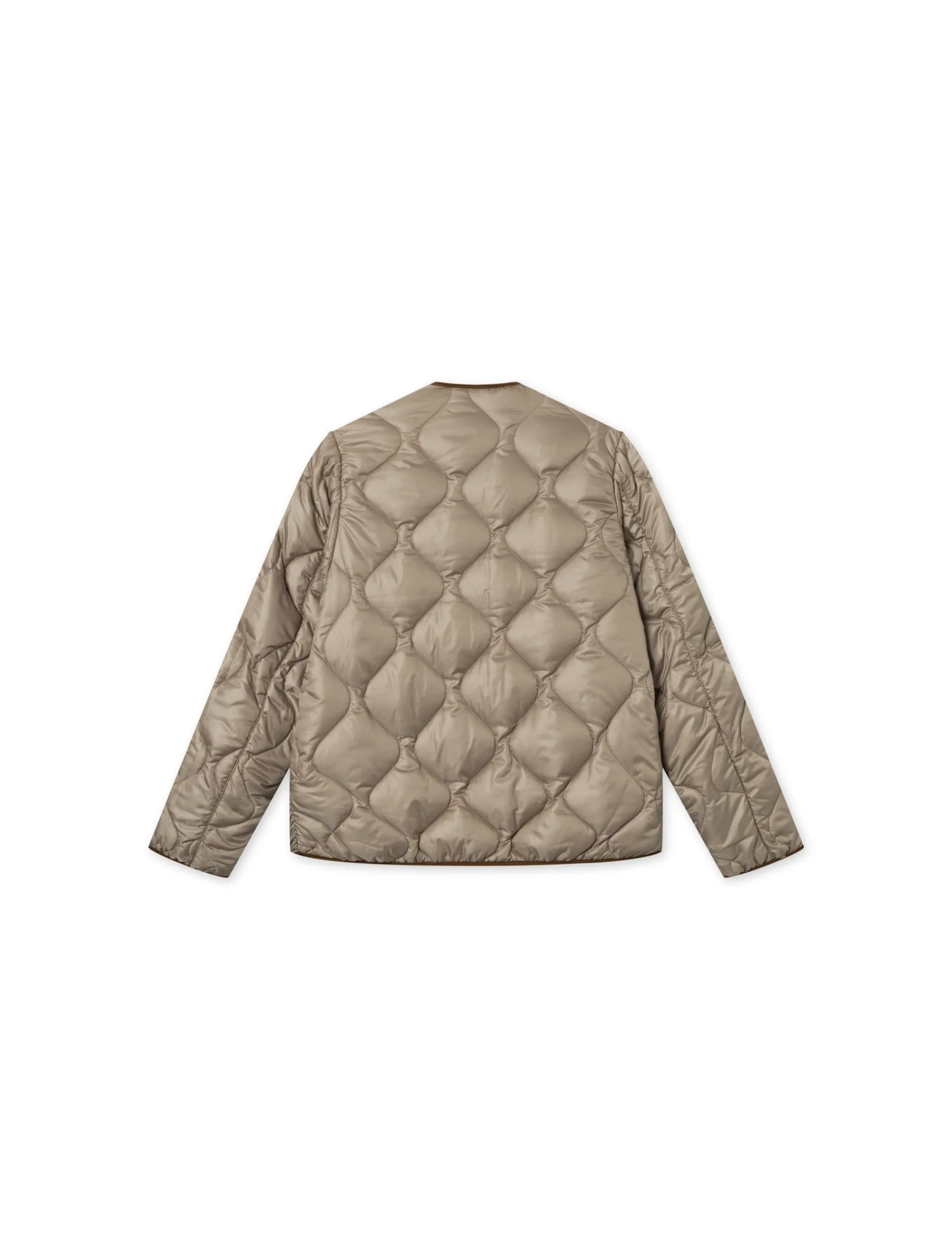 Men Forét Overshirts-Humid Reversible Liner Jacket-Brown