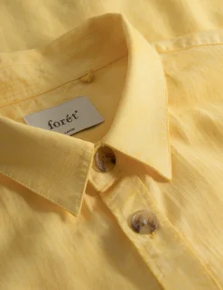 Men Forét Shirts-Largo Shirt-Dusty Yellow