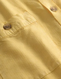 Men Forét Shirts-Largo Shirt-Dusty Yellow