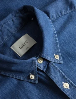 Men Forét Shirts-Life Shirt-Chambray