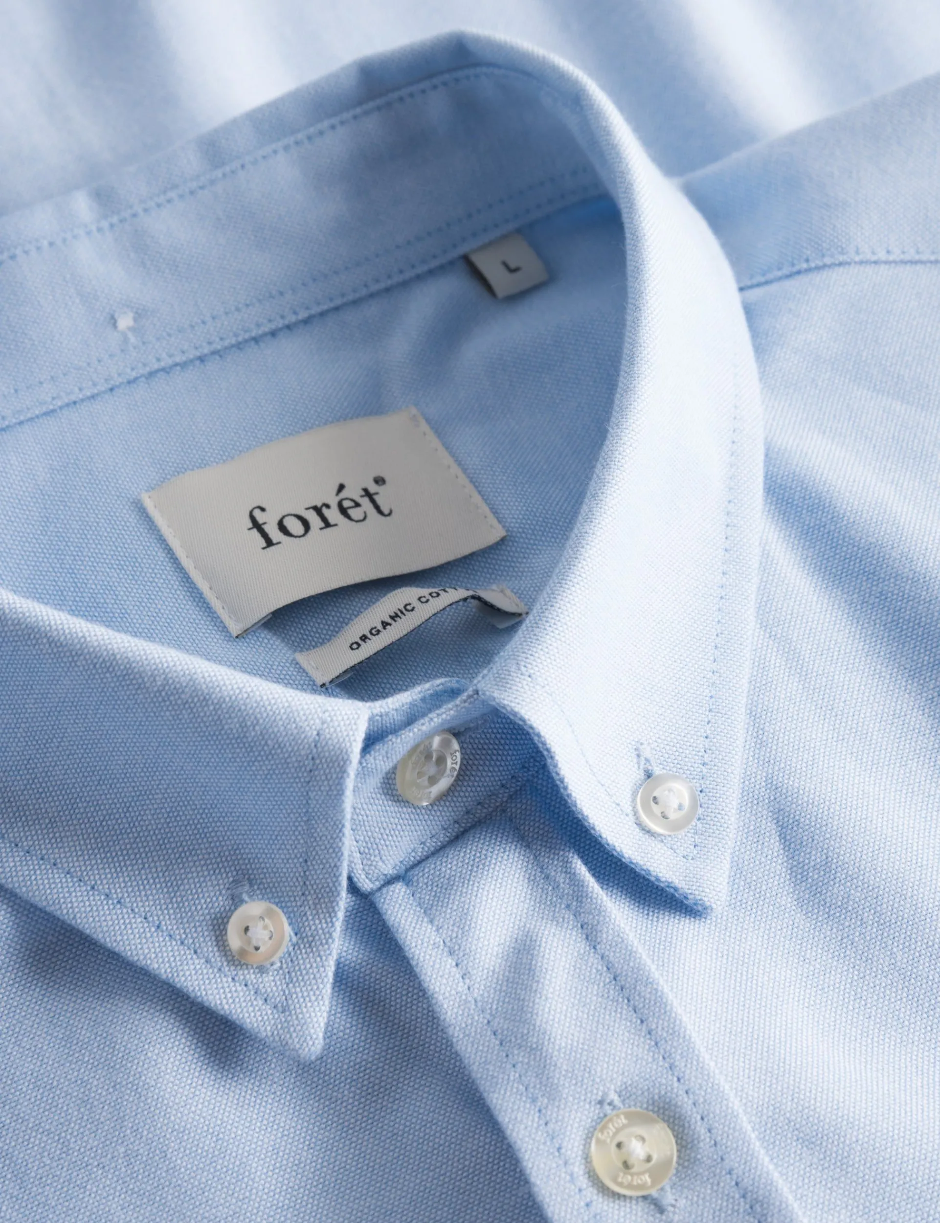 Men Forét Shirts-Life Shirt-Light Blue