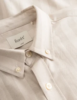Men Forét Shirts-Life Shirt-Oat/Khaki