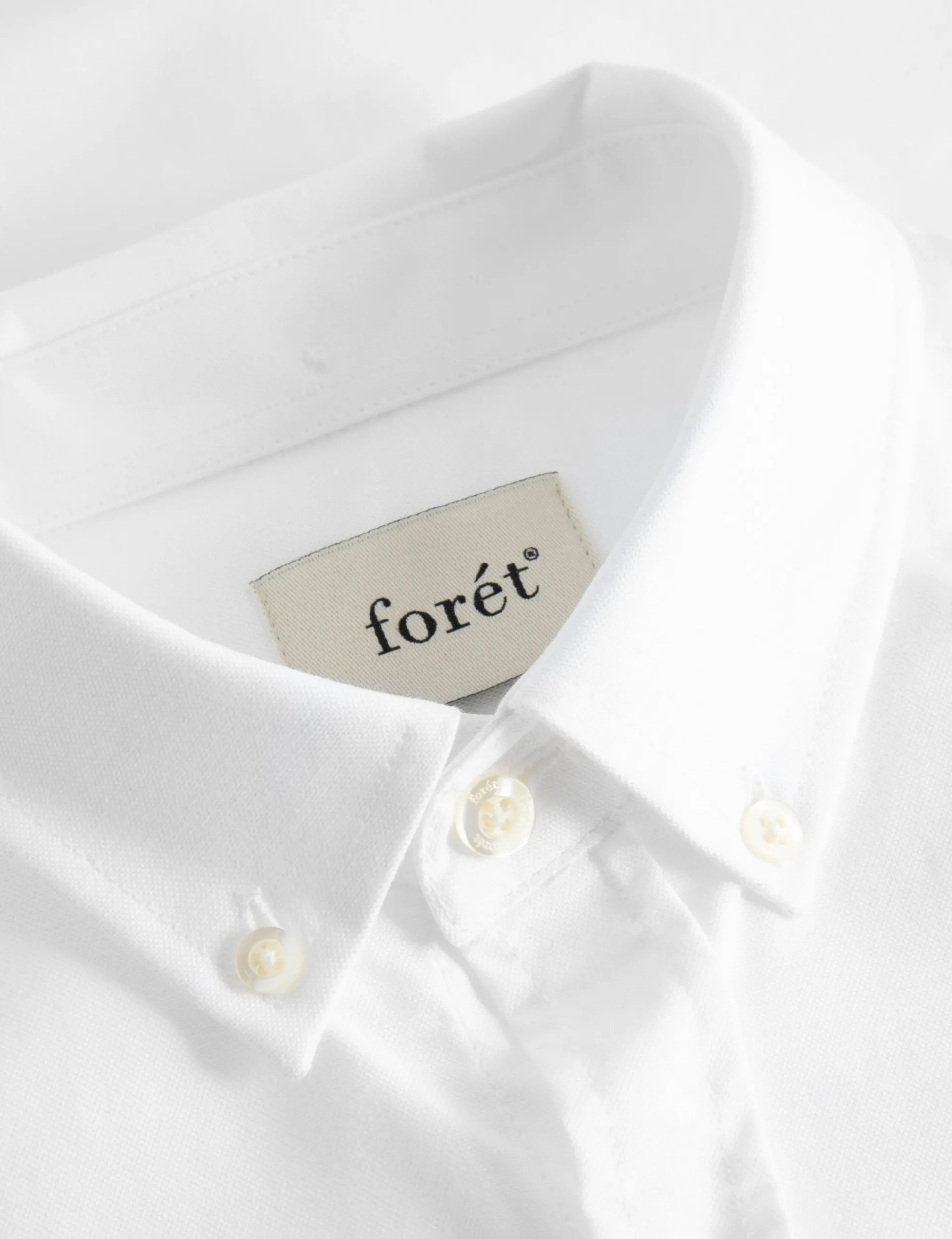 Men Forét Shirts-Life Shirt-White